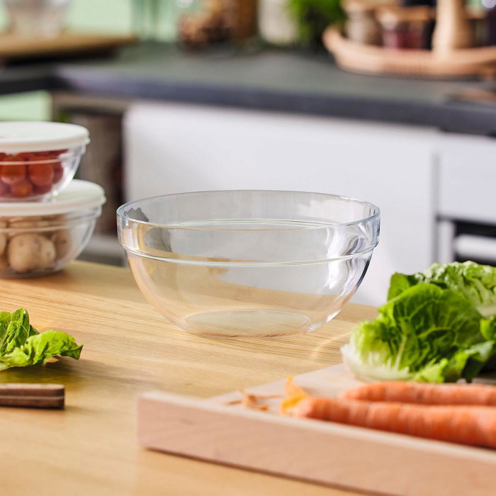 Ensaladera Vidrio Apilable Luminarc 23x11 cm Ensaladera Vidrio Apilable Luminarc 23x11 cm
