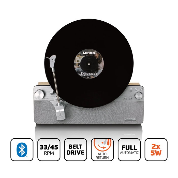 Lenco LSA-071SI Tocadiscos de tracción por correa Gris Lenco LSA-071SI Tocadiscos de tracción por correa Gris