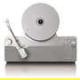 Lenco LSA-071SI Tocadiscos de Vinilo Automático con Bluetooth 5.3, Plato a 33/45 RPM, Amplificador y Altavoces Integrados, Color Gris