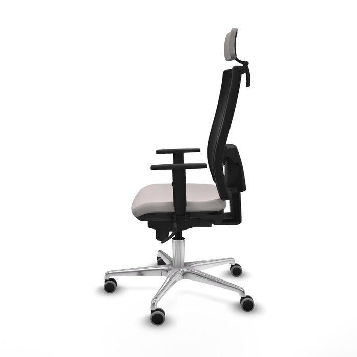 PIQUERAS Y CRESPO Silla de oficina Horna con mecanismo Sincro Blanco y Negro PIQUERAS Y CRESPO Silla de oficina Horna con mecanismo Sincro Blanco y Negro