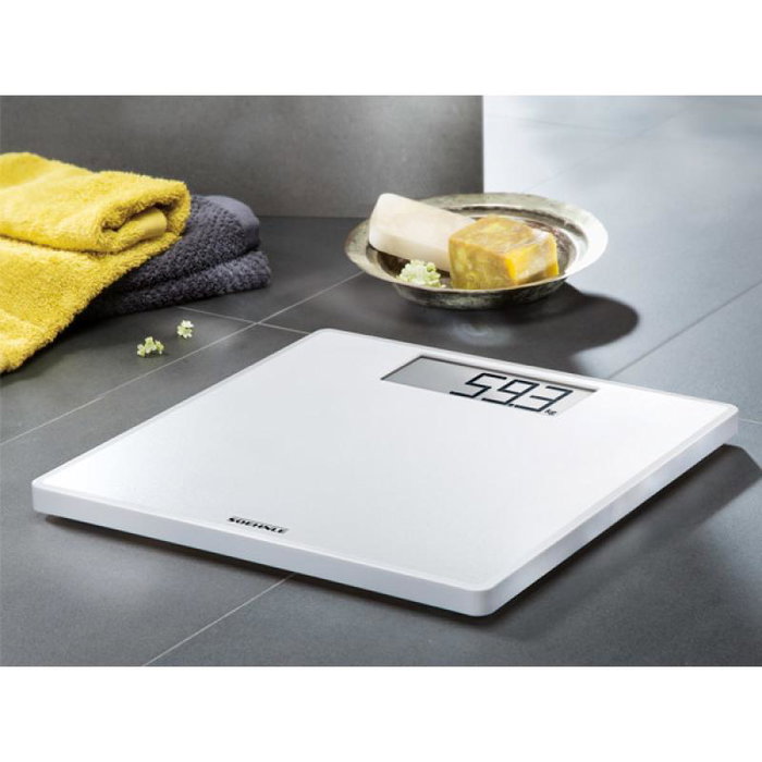 Soehnle Balanza PWD Style Sense Safe 100, 180 kg, Blanco, Modelo 63856