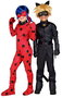 My Other Me Disfraz infantil Cat Noir Chaqueta Pantalón Cinturón Guantes Antifaz Peluca Anillo Talla 9-11 años