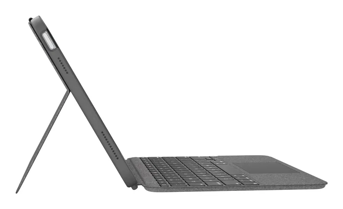 Logitech 920-011439 Combo Touch Funda Teclado con Trackpad para iPad 10ª Generación, QWERTY Español, Smart Connector, Retroiluminado, Modo Dibujo/Ver, Gris Oxford