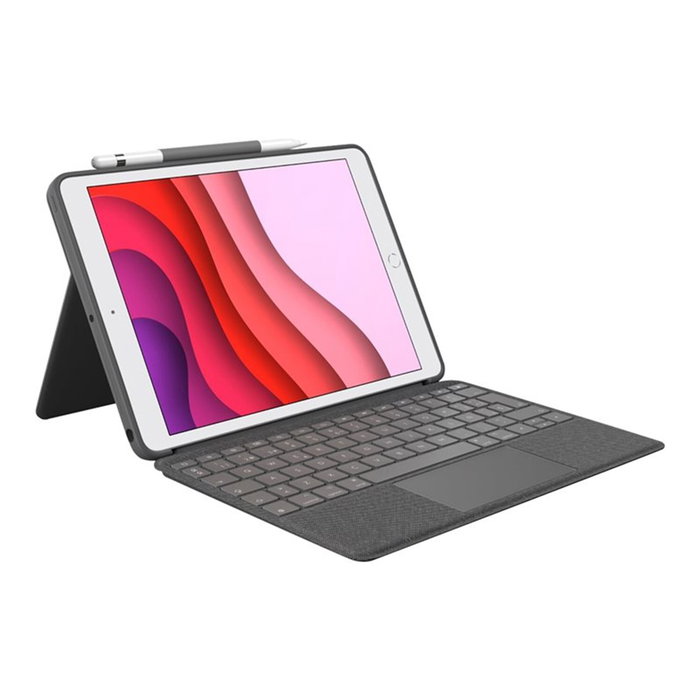 Logitech Funda Combo Touch con Teclado para iPad 10.2 / 10.5 Pro / 10.9 / Air Gris Oxford Logitech Funda Combo Touch con Teclado para iPad 10.2 / 10.5 Pro / 10.9 / Air Gris Oxford