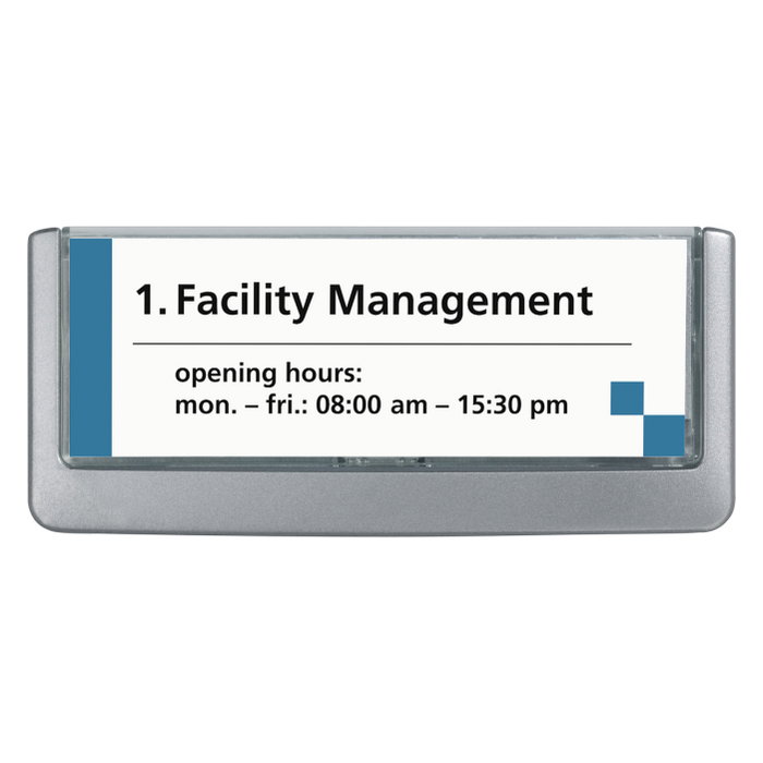 Durable 486037 Portacarteles ClckSign 149x52,5 mm Grafito Durable 486037 Portacarteles ClckSign 149x52,5 mm Grafito