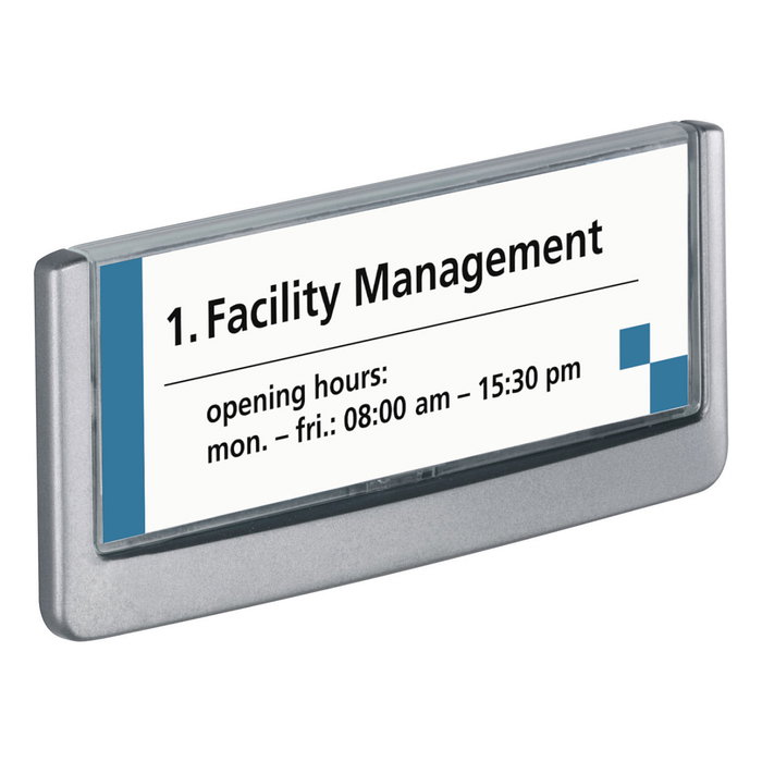 Durable 486037 Portacarteles ClckSign 149x52,5 mm Grafito Durable 486037 Portacarteles ClckSign 149x52,5 mm Grafito