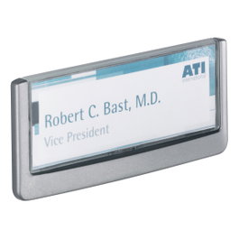 Durable ClckSign Señal de Puerta 149x52,5 mm Grafito (Adhesivo/Tornillos) de Nueva