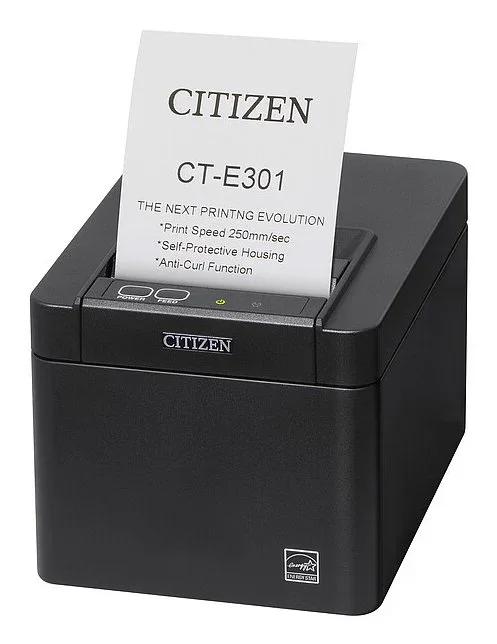 Citizen CT-E301 Impresora de recibos térmica directa 203 x 203 DPI Negro