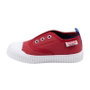 Zapatilla Loneta Suela Pvc Elásticos Spiderman Rojo 26