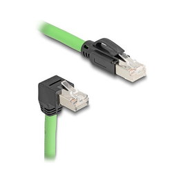 DeLOCK Cable de red Cat6a SF/UTP RJ45 5 m Verde