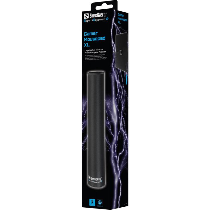 Sandberg Alfombrilla para Ratón Gamer XL Superficie Grande Precisión Superior Antideslizante Sandberg Alfombrilla para Ratón Gamer XL Superficie Grande Precisión Superior Antideslizante