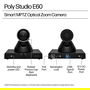 HP Poly Studio E60 Cámara Inteligente 4K MPTZ con Zoom Óptico 12x