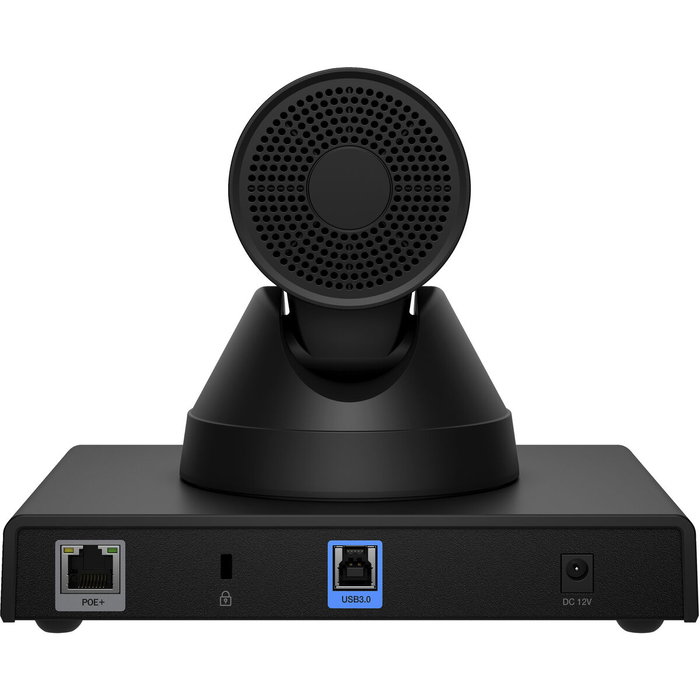 HP Poly Studio E60 Smart Camera 4K MPTZ con zoom óptico de 12x, Negro