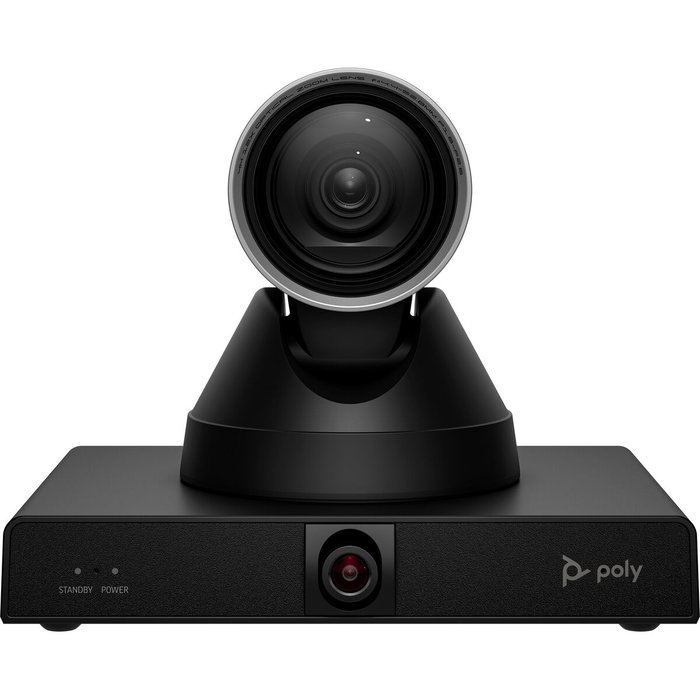 HP Poly Studio E60 Smart Camera 4K MPTZ con zoom óptico de 12x, Negro