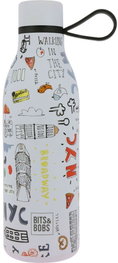 GRAFOPLAS DISEÑO Botella Térmica B&B NYC 7,4x24x7,4cm