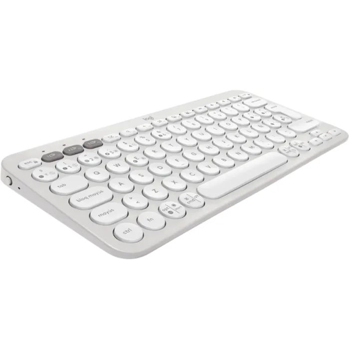 Logitech pebble keys 2 k380s teclado inalÁmbrico bluetooth le qwerty espaÑol blanco