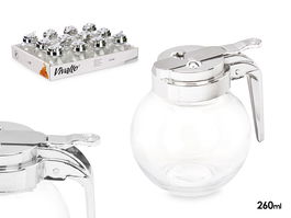 VIVALTO Dispensador Vidrio Esfera Transparente 10 cm x 10 cm x 9 cm 260 ml (Set de 24)