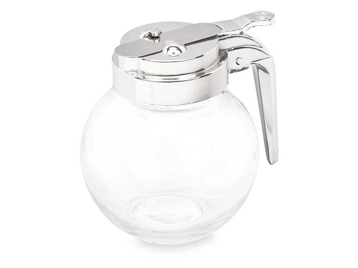 VIVALTO Dispensador Vidrio Esfera Transparente 10 cm x 10 cm x 9 cm 260 ml (Set de 24)