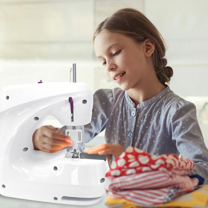 Lexibook Máquina De Coser Sw200 con Accesorios para Crear Bolsos y Coleteros