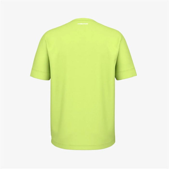 Camiseta de Manga Corta Hombre Head Slice II Verde limón Pádel M