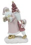 DKD Home Decor Figura Navidad Santa Resina 9 x 19 x 12 cm (2 Unidades)