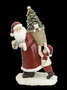 DKD Home Decor Figura Navidad Santa Resina 9 x 19 x 12 cm (2 Unidades)