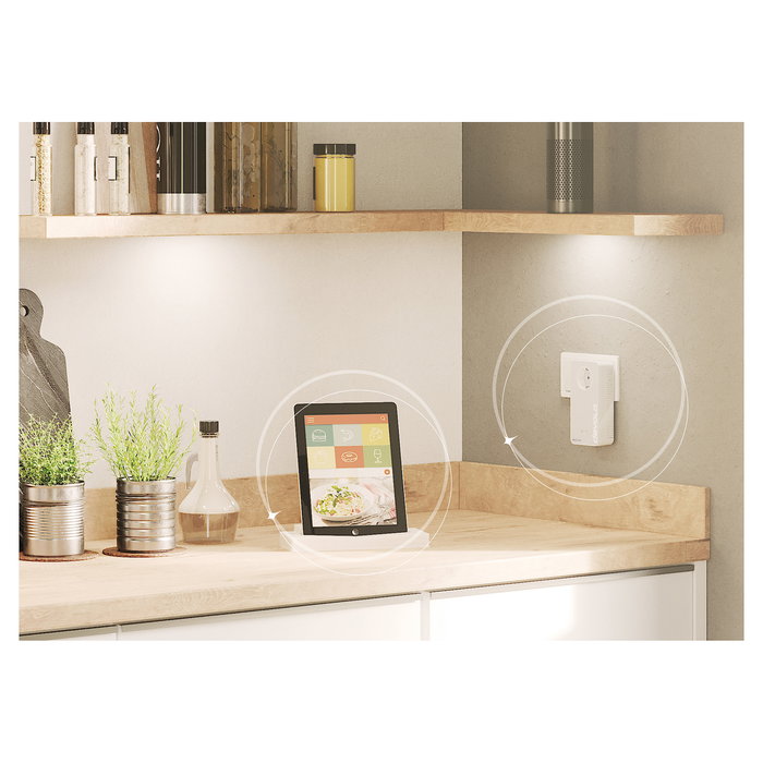 Devolo Magic 2 WiFi next Powerline Starter Kit, Adaptador WiFi y LAN, hasta 2400 Mbps, Gigabit Ethernet, Blanco Devolo Magic 2 WiFi next Powerline Starter Kit, Adaptador WiFi y LAN, hasta 2400 Mbps, Gigabit Ethernet, Blanco