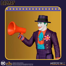 Mezco Toyz Figura The Joker Batman 1989 Universe DC Comics Articulada 9,5cm