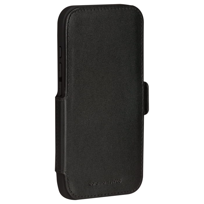 Dbramante1928 Copenhagen - Flip-Hlle para Apple iPhone 17 Pro, Cuero Negro