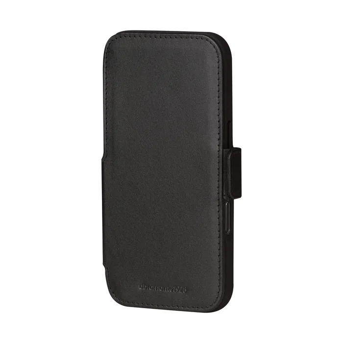 Dbramante1928 Copenhagen Funda cartera de cuero negro con soporte y bolsillos para Apple iPhone 17 Pro
