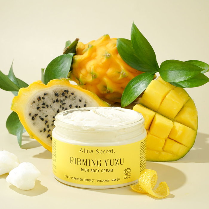Alma Secret Crema Corporal Hidratante y Reafirmante Firming Yuzu - Anticelulítica, Antiestrías - 250 ml