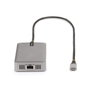 Startech Adaptador Multipuertos USB-C 117B-USBC-MULTIPORT Gris