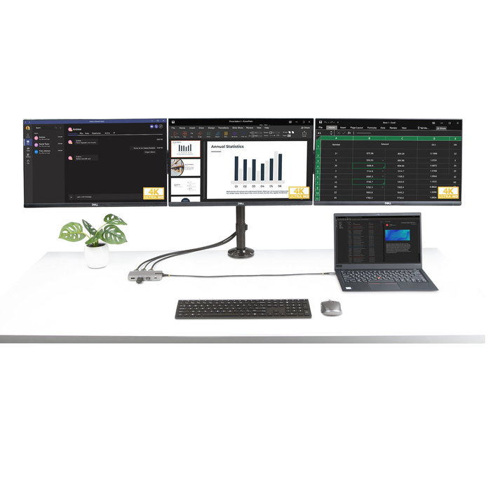 Startech Adaptador Multipuertos USB-C 117B-USBC-MULTIPORT Gris Startech Adaptador Multipuertos USB-C 117B-USBC-MULTIPORT Gris
