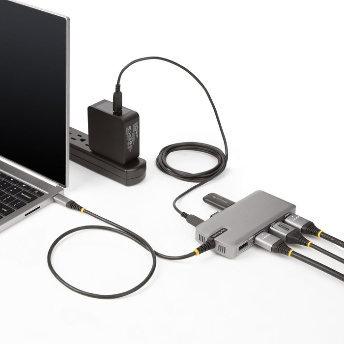 Startech Adaptador Multipuertos USB-C 117B-USBC-MULTIPORT Gris Startech Adaptador Multipuertos USB-C 117B-USBC-MULTIPORT Gris