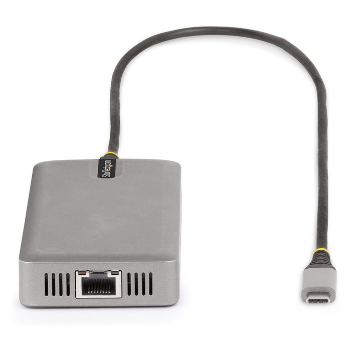 StarTech 117B-USBC-MULTIPORT Adaptador Multipuertos USB-C para 3 Monitores 4K 60Hz Doble, HDMI/DisplayPort 4K 30Hz, USB 3.2 Gen 2, PD 100W