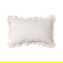 Cojín Rayas Beige Algodón 50 X 30 cm (Set de 2)