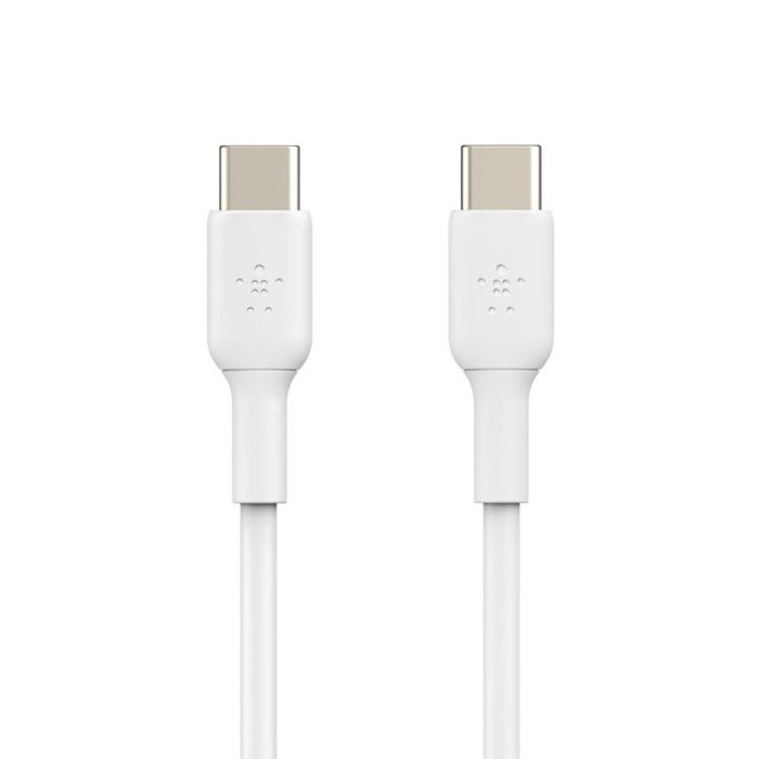 Belkin CAB003BT1MWH Cable USB-C a USB-C Boost Charge 1m Blanco para Carga y Sincronización