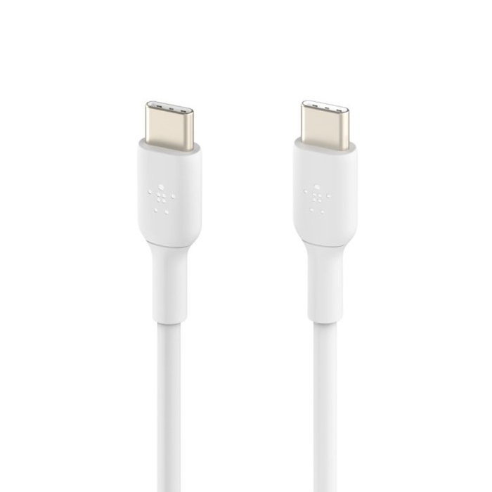 Belkin CAB003BT1MWH Cable USB-C a USB-C Boost Charge 1m Blanco para Carga y Sincronización