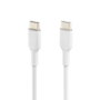 Belkin CAB003BT1MWH Cable USB-C a USB-C Boost Charge 1m Blanco para Carga y Sincronización