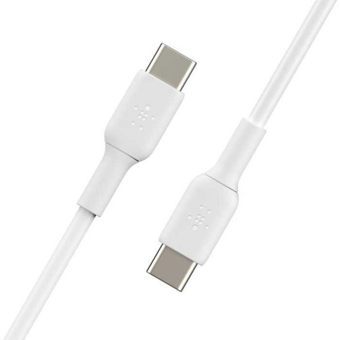 Belkin CAB003BT1MWH Cable USB-C a USB-C Boost Charge 1m Blanco para Carga y Sincronización