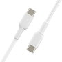 Belkin CAB003BT1MWH Cable USB-C a USB-C Boost Charge 1m Blanco para Carga y Sincronización