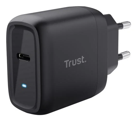 Trust Maxo Cargador GaN USB-C 45 W con Cable 2 m Negro Trust Maxo Cargador GaN USB-C 45 W con Cable 2 m Negro