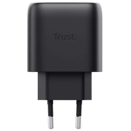 Trust Maxo Cargador de Pared GaN 45W, 1xUSB Tipo-C, Carga Rápida, Cable 2m, 25521 Trust Maxo Cargador de Pared GaN 45W, 1xUSB Tipo-C, Carga Rápida, Cable 2m, 25521