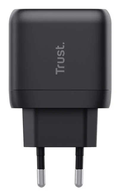 Trust Maxo Cargador de Pared GaN 45W USB-C con Carga Rápida Power Delivery 3.0 Incluye Cable 2m Negro