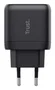 Trust Maxo Cargador de Pared GaN 45W USB-C con Carga Rápida Power Delivery 3.0 Incluye Cable 2m Negro