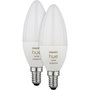 Philips Hue Pack de 2 Bombillas LED Inteligentes E14 White Ambiance