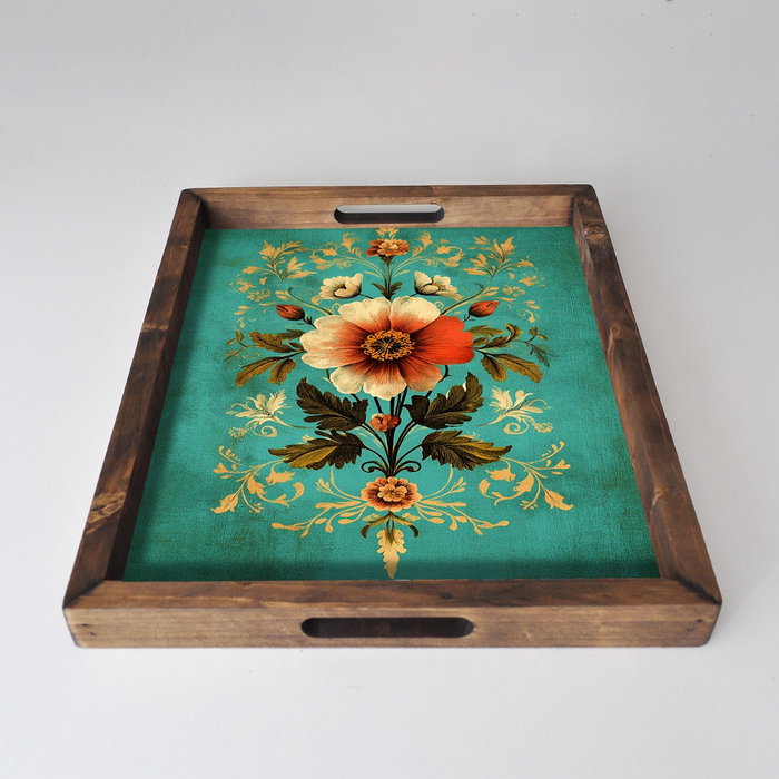 Aberto Design REF011 Bandeja de Madera Maciza 48x38x4 cm Aberto Design REF011 Bandeja de Madera Maciza 48x38x4 cm
