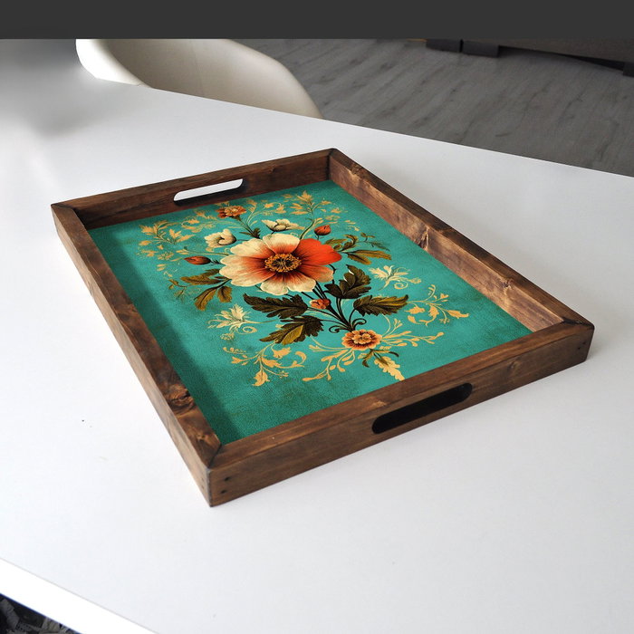 Aberto Design REF011 Bandeja de Madera Maciza 48x38x4 cm Aberto Design REF011 Bandeja de Madera Maciza 48x38x4 cm