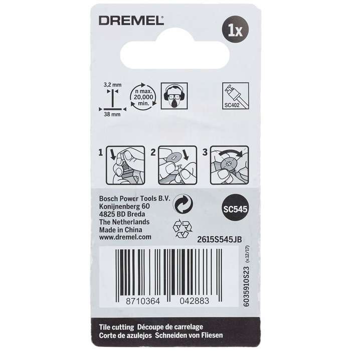 Dremel Disco de corte Diamond EZ Speedclic 38mm