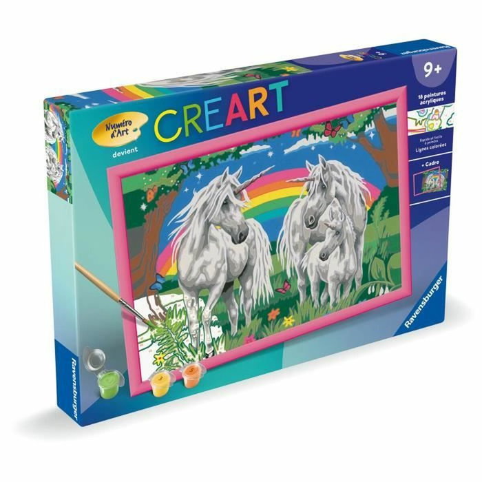 Ravensburger Kit de pintura por números CreArt Kids Unicorn Land (31 x 21 cm)